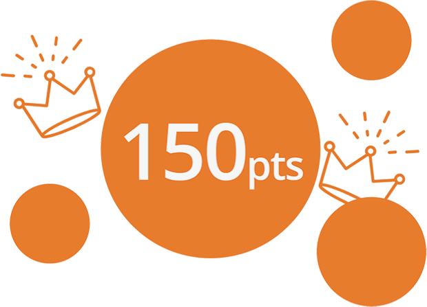 150 points