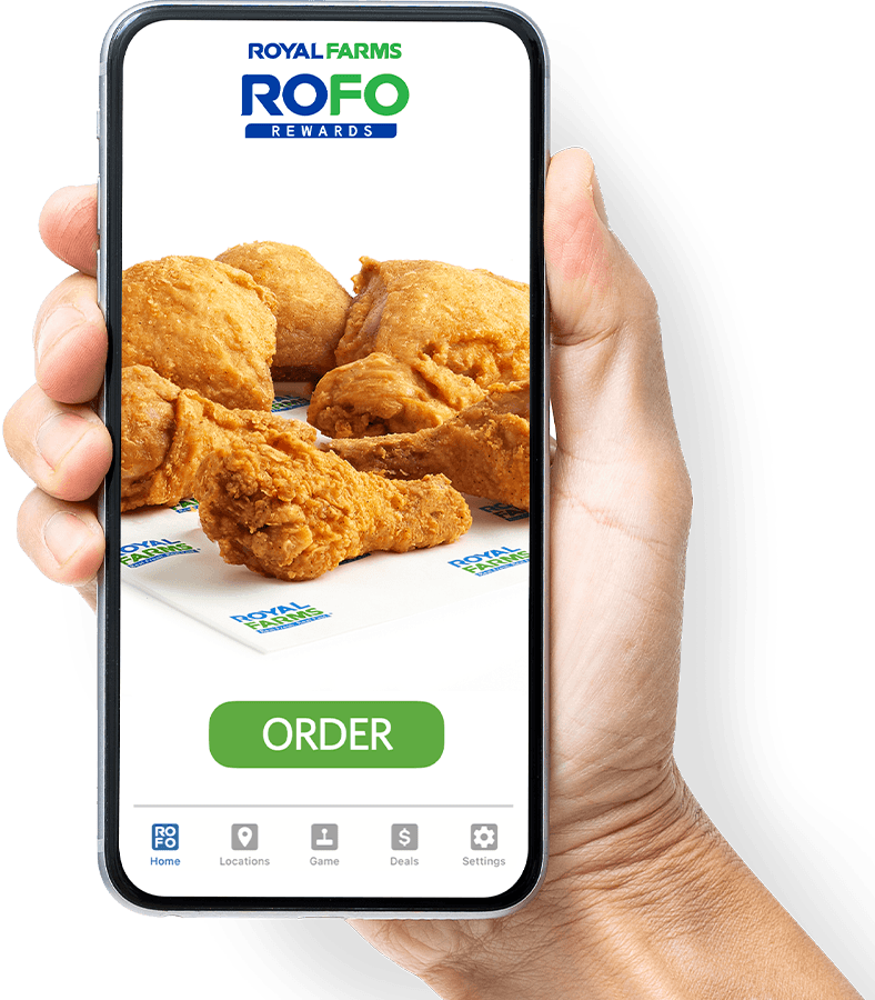 ROFO Rewards Order with your Phone